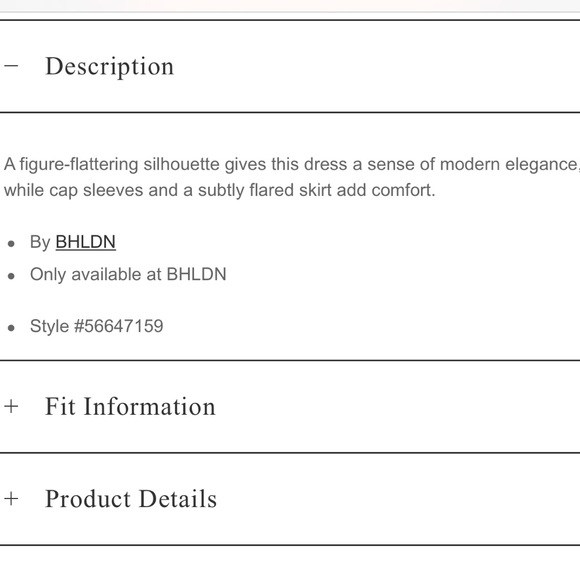 BHLDN Matisse Cap Sleeve Crepe Dress - Picture 9 of 11